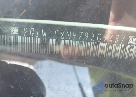 2007 Chevrolet Impala Lt z USA, uszkodzony, nr VIN 2G1WT58N979309487